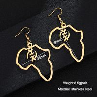 Fashion Geometric Plating 201 Stainless Steel None 18K Gold Plated Earrings sku image 4
