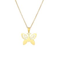 Fashion Butterfly Stainless Steel Plating None 18K Gold Plated Women'S Necklace main image 4