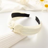 New Style Wide Edge Striped Plaid Color Floral Hair Accessories Headband main image 2