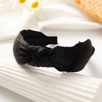 Simple Style Wide Edge Solid Color Hair Accessories Headband main image 3