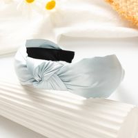 Simple Style Wide Edge Solid Color Hair Accessories Headband main image 6