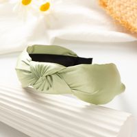 Simple Style Wide Edge Solid Color Hair Accessories Headband main image 7