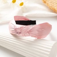 Simple Style Wide Edge Solid Color Hair Accessories Headband main image 9