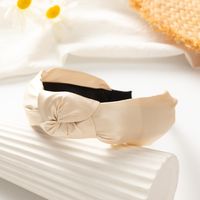 Simple Style Wide Edge Solid Color Hair Accessories Headband main image 10