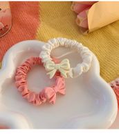 Fashion Solid Color Bow Hair Rope Women's Simple Hair Accessory main image 2