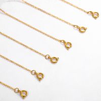 Fashion Simple Needle Chain Box Chain Cross Conventional Universal Necklace Bare Chain sku image 1