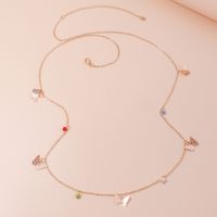 Fashion Ornament Butterfly Alloy Body Chains Pendant Waist Chain sku image 1