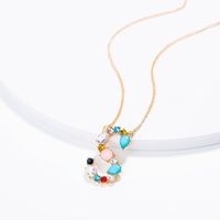 New Simple Fashion Exquisite Diamond English Letter Necklace Wholesale sku image 52