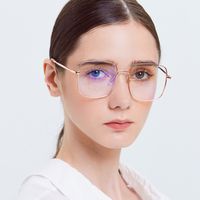 Anti-blue Square Flat Mirror Male Korean Fashion Glasses Wholesale sku image 8