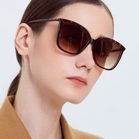 Korean  Popular New Big Frame Fashion Sunglasses Summer Transparent Color Sunglasses Wholesale Nihaojewelry sku image 7