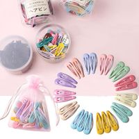 The New Simple Candy Color Hairpin Cheap Hairpin Canned Wholesale main image 1