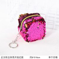 New Cute Pendant Three-dimensional Solid Color Zipper Change Purse sku image 14