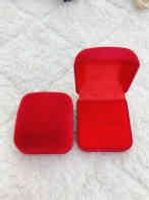 Fashion Solid Color Flannel Earrings Packing Jewelry Box Wholesale sku image 4