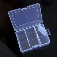 Compartment Plastic Desktop Storage Transparent Jewelry Packing Box main image 4