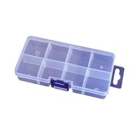 Compartment Plastic Desktop Storage Transparent Jewelry Packing Box main image 2