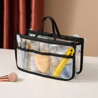 Transparent Visual Travel Storage Cosmetic Bags Multicolors sku image 1