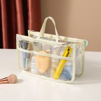 Transparent Visual Travel Storage Cosmetic Bags Multicolors sku image 4