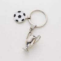 Fashion Football Alloy Plating Keychain sku image 4