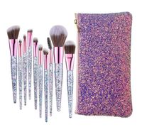 Fashion Synthetic Fibre 10 Crystal Makeup Brushes sku image 11