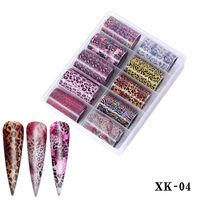New Nail Beauty Supplies Transfer Decal Starry Sky Paper Tibetan Colorful Laser Nail Stickers sku image 1