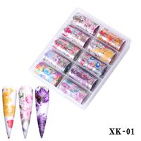 New Nail Beauty Supplies Transfer Decal Starry Sky Paper Tibetan Colorful Laser Nail Stickers sku image 9