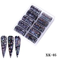New Nail Beauty Supplies Transfer Decal Starry Sky Paper Tibetan Colorful Laser Nail Stickers sku image 10