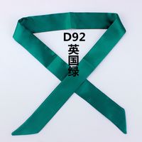 Fashion Solid Color Slender Narrow Small Silk Ribbon Decorative Scarf sku image 23