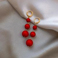 Ins Style Irregular Brass Inlay Artificial Pearls Women's Earrings main image 3