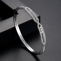 Jinse Répondre Bracelet Cuivre Incrusté Aaa Zircon Bracelet Japonais Et Coréen Style De Femmes Élégant Accessoires Cadeau Pour Les Amis sku image 3