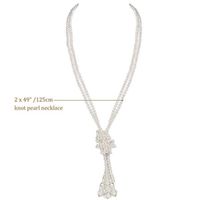 Gotisch Hip Hop Übertrieben Perle Imitationsperle Glas Perlen Künstliche Perlen Halloween Ostern Frau Pulloverkette Halskette main image 3