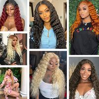 Fashion Synthetic Curly Long Wavy Mannequin Head Lace Women Orange Lace Wig main image 10