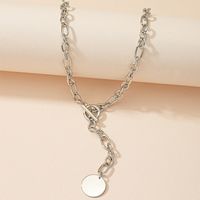 Wholesale Jewelry Simple Style Geometric Iron Plating Necklace main image 1