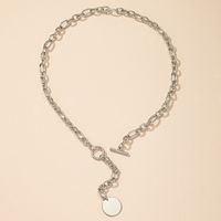 Wholesale Jewelry Simple Style Geometric Iron Plating Necklace main image 3