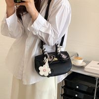 New Fashion Flowerone-shoulder Birkin Solid Color Crossbody Bag main image 5