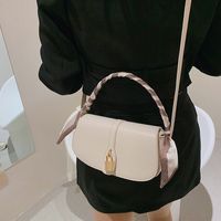 Simple Fashion Shoulder Crossbody Small Square Solid Color Bag main image 4