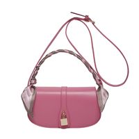 Simple Fashion Shoulder Crossbody Small Square Solid Color Bag sku image 4