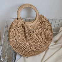 2022 New Fashion Summer Portable Women 's Large Capacity Casual Weaving Straw Bag main image 4