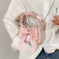 Fashion Summer New Bow Chain Messenger Small Square Bag main image 4