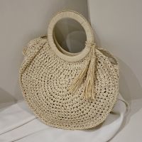2022 New Fashion Summer Portable Women 's Large Capacity Casual Weaving Straw Bag main image 3