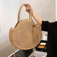 Women's 2022 New Fashion Summer Portable Woven Crossbody Straw Bag main image 1