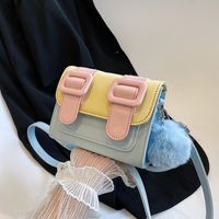 Fashion Contrast Color Women's Summer 2022 New Messenger Small Square Bag main image 5