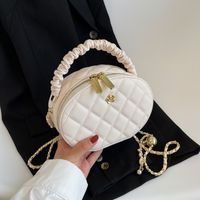 Diamond Embroidery Thread Summer New Messenger Small Round Bag main image 3