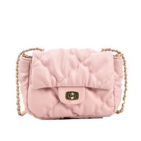 Summer Women 2022 New Chain Crossbody Pleated Small Square Bag sku image 4