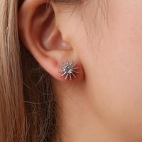 Women's Fashion Star Moon Alloy Ear Studs Plating Diamond Artificial Gemstones Artificial Diamond Stud Earrings main image 8