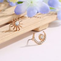 Women's Fashion Star Moon Alloy Ear Studs Plating Diamond Artificial Gemstones Artificial Diamond Stud Earrings main image 5