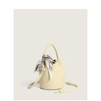 Fashion White One-shoulder Crossbody Portable Basket Women's Bag main image 4