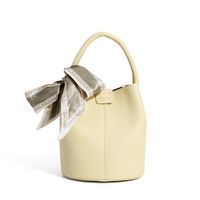 Fashion White One-shoulder Crossbody Portable Basket Women's Bag main image 2