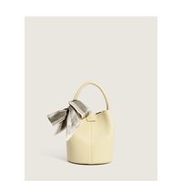 Fashion White One-shoulder Crossbody Portable Basket Women's Bag sku image 1