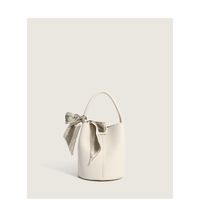 Fashion White One-shoulder Crossbody Portable Basket Women's Bag sku image 4