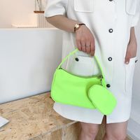 جديد أزياء عارضة Crossbody النايلون الكتف الإبط الرغيف الفرنسي حقيبة المرأة main image 4